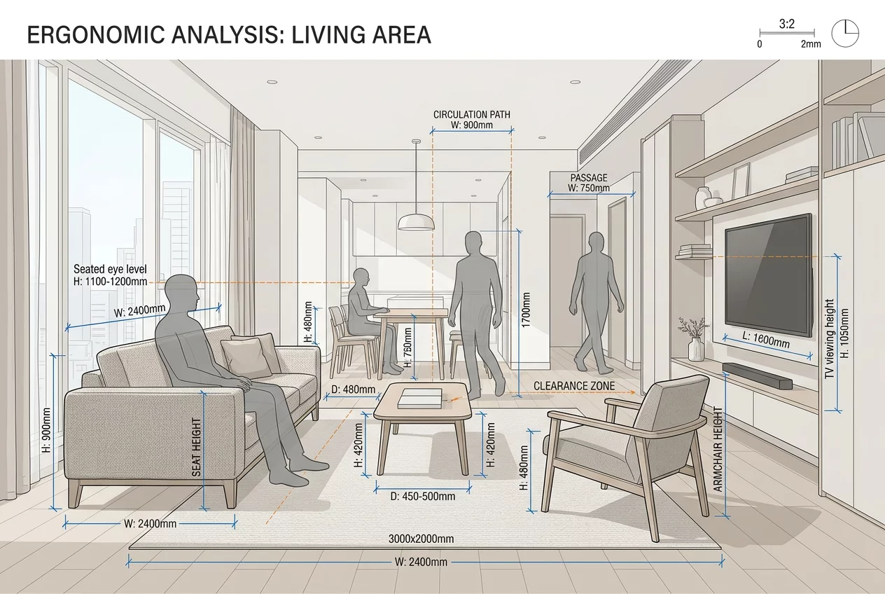 Chapter 1: Fundamentals of Human Scale and Interior Ergonomics